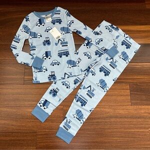 ⚡️2 for $25⚡️BNWT H&M Kids Blue Vehicles Pajama Set
